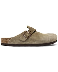 Birkenstock Men's Boston Soft Footbed Suede Leather Clogs from Finish Line