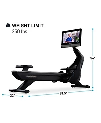 NordicTrack RW900 iFIT-enabled Rower with 22 inch Pivoting Touchscreen