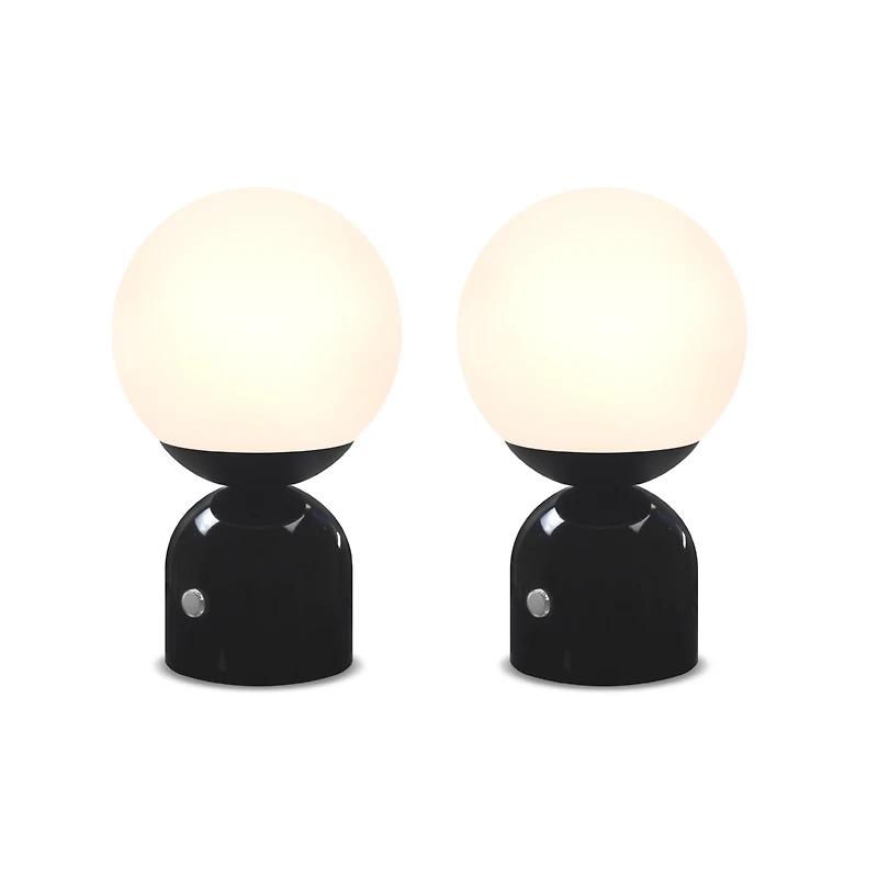 Mila Marble Led Table Lamp Bundle (10")