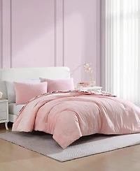 Betsey Johnson Solid Velvet -Pc. Duvet Cover Set