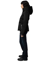 Soia & Kyo Women's Hooded Zip-Front Down Puffer Coat