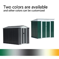 Streamdale Outdoor Storage Sheds 6FTx4FT Apex Roof Grey