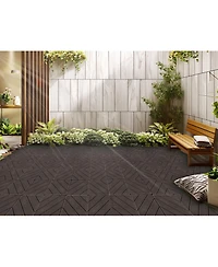 Streamdale Furniture Composite Deck Tiles for Indoor/Outdoor Spaces