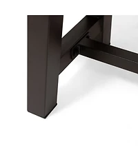 Carlisle Acacia Wood Outdoor Dining Bench: Durable And Stylish For Summer Gatherings