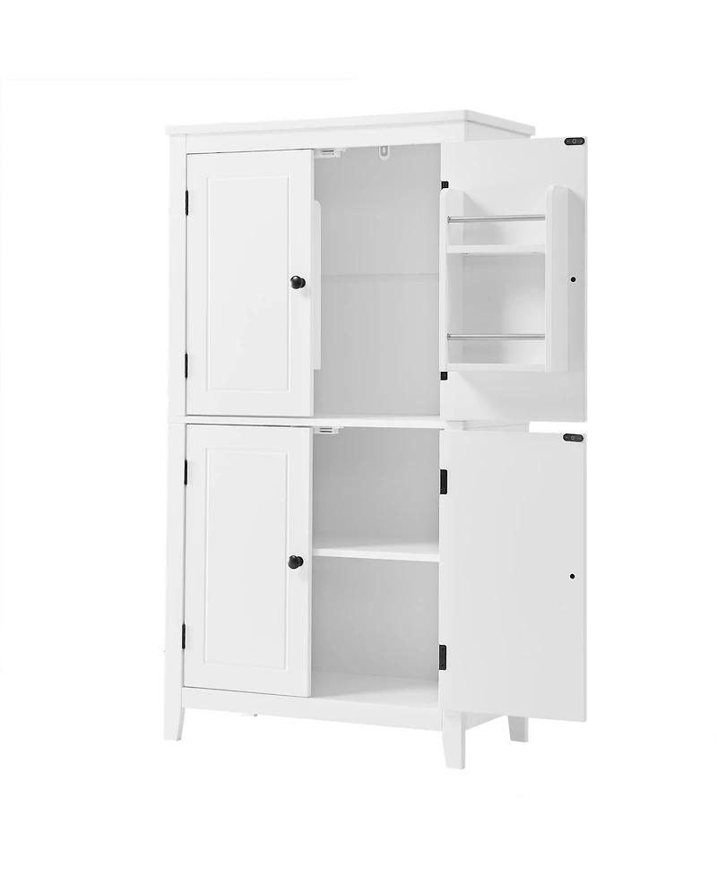 Streamdale Furniture Streamdale Elegant Bathroom Floor Storage Cabinet (4 Doors)