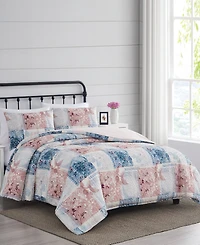 Cannon Lotte Patchwork 3-Pc. Duvet Cover Set, Full/Queen