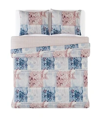 Cannon Lotte Patchwork 3-Pc. Duvet Cover Set, King