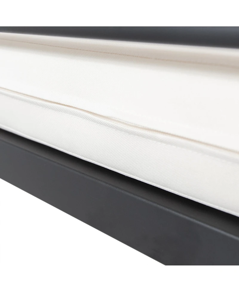 Theo 2-Seater Sofa: Acacia Wood, Water-Resistant Cushions, Iron Frame