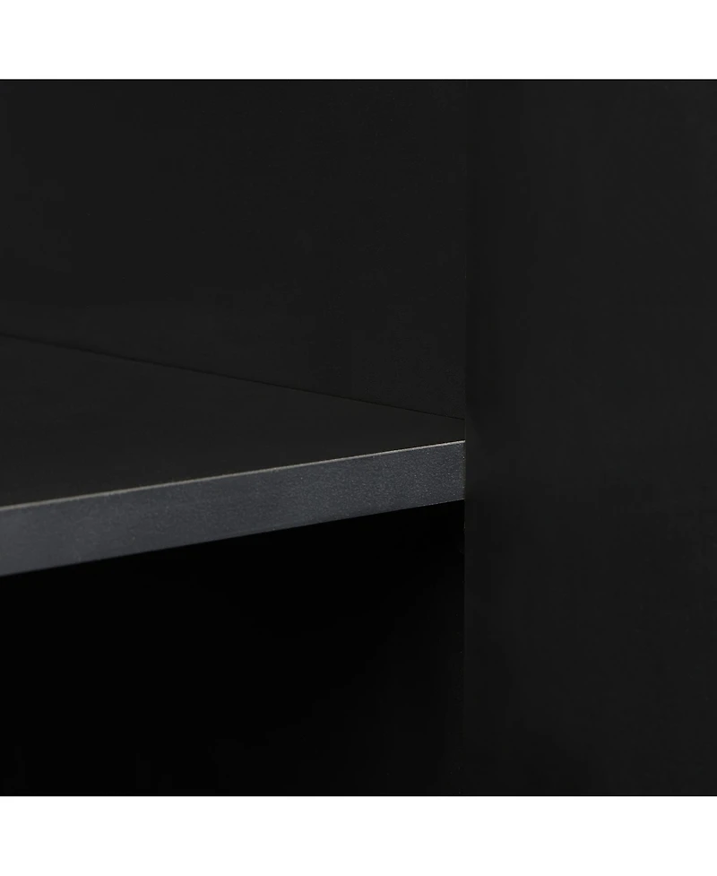 Streamdale Metal & Wood Sideboard with Cross-Leg Design
