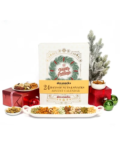 Dm Snacks 24 Days of Nuts Snacks Holiday Advent Calendar