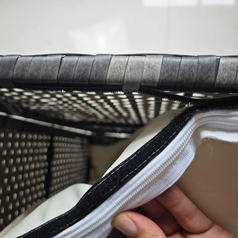 175 Gallon Outdoor Storage Box with Inner Liner, Pe Rattan Wicker Deck Box with Pneumatic Bar Lift for Indoor & Outdoor, Patio Furniture Cushions, Poo