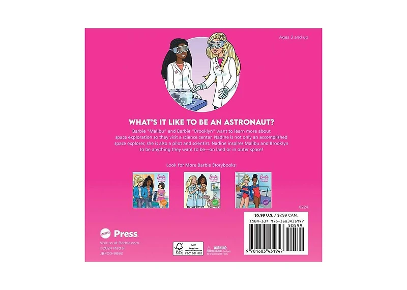 Barnes & Noble Barbie: You Can Be An Astronaut by Mattel