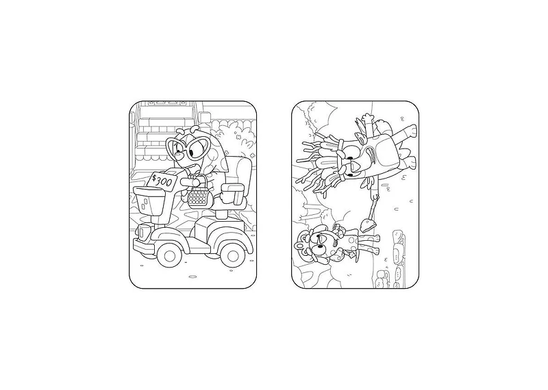Barnes & Noble Bluey: Hooray, It's Halloween: A Coloring Book by Penguin Young Readers