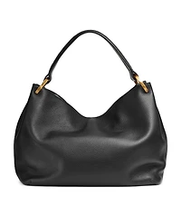 Donna Karan New York Glenwood Leather Shoulder with Tassel Detail