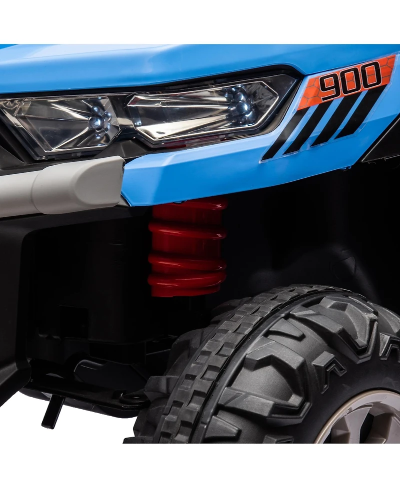Streamdale Furniture 24V Ride On Truck 2 Seater Ride On Utv with 2x200W Motor Ride On Dump Truck with Dump Bed/Shovel Ride On Car with Remote Control