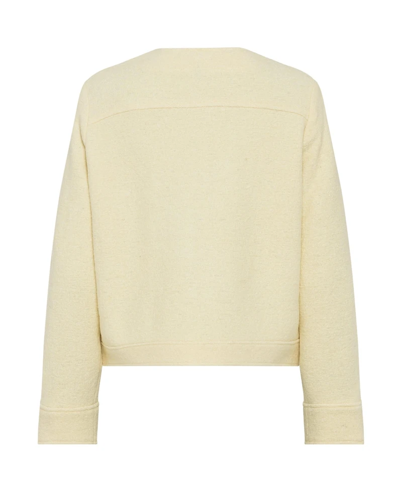 Olsen Women's Cropped Boiled Wool Blend Jacket