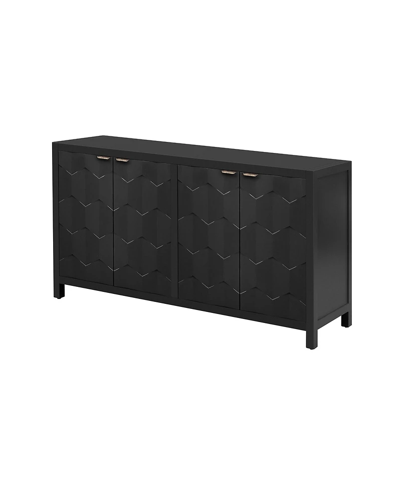 Streamdale Honeycomb Sideboard with Ample Storage