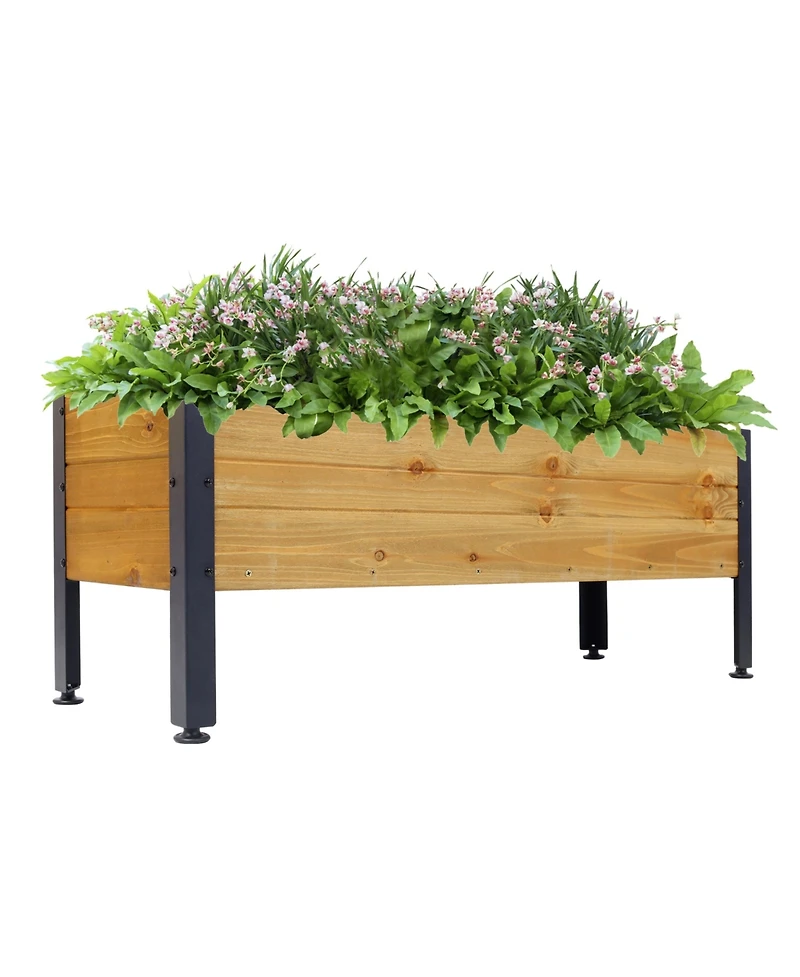 Streamdale Elevated Rectangular Garden Planter for Patio and Balcony