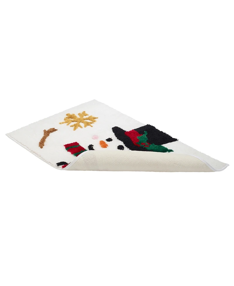 Avanti Snowman Bath Rug, 32" x 21"