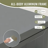 Streamdale Aluminum Outdoor Kitchen Island with Storage
