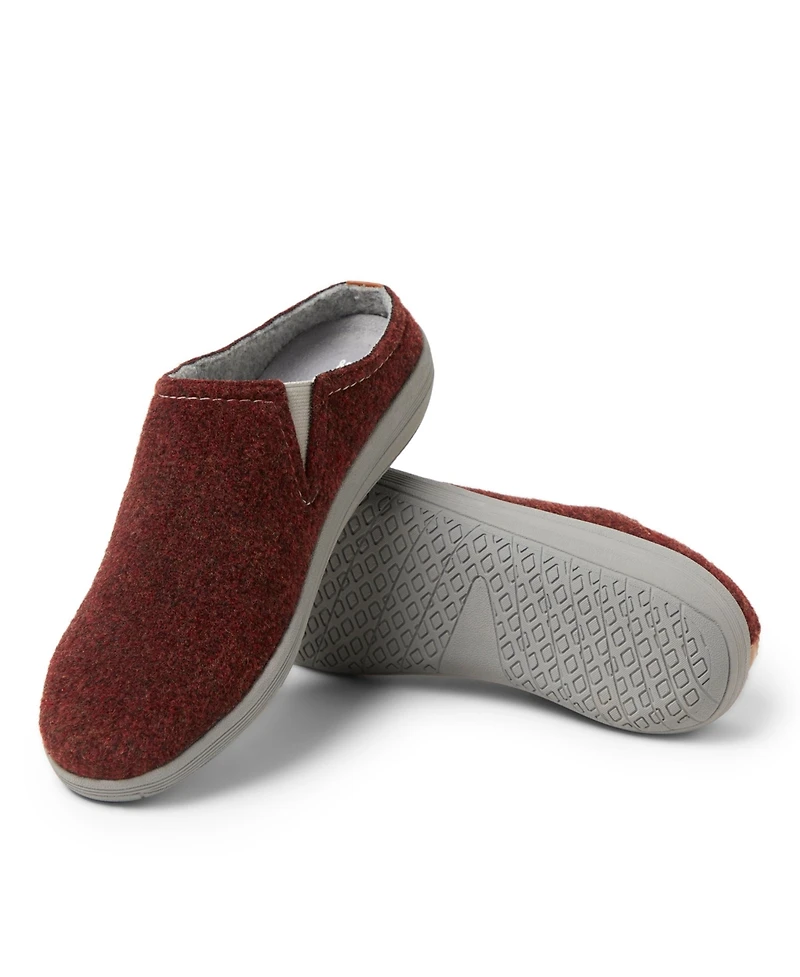 Dearfoams Women's Gianna Oblique Toe Mule House Shoe