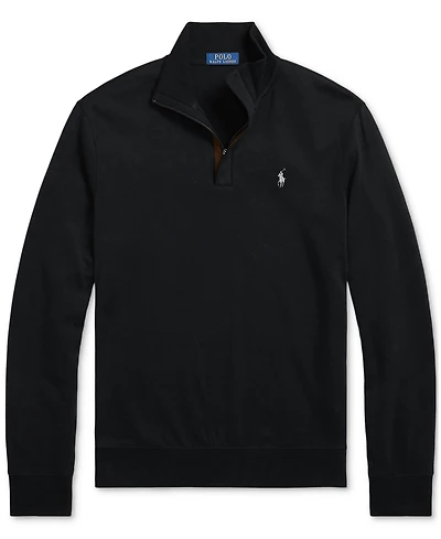 Polo Ralph Lauren Men's Big & Tall Luxury Jersey Quarter-Zip Pullover