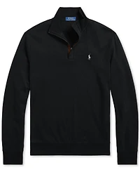 Polo Ralph Lauren Men's Big & Tall Luxury Jersey Quarter-Zip Pullover