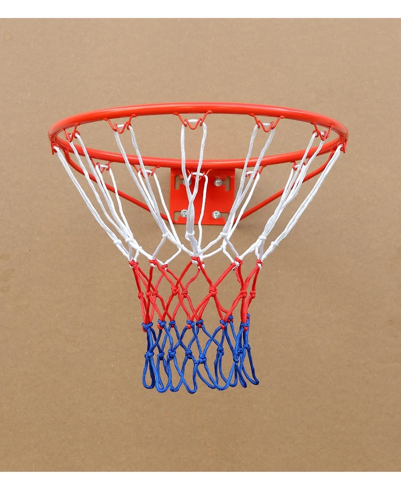 Streamdale 18" Steel Basketball Rim with Net (Easy Install)