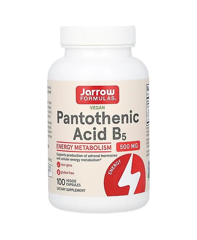 Jarrow Formulas Pantothenic Acid B5 500 mg