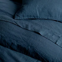 100% French Linen Duvet Cover & Sham Set - King/Cal King