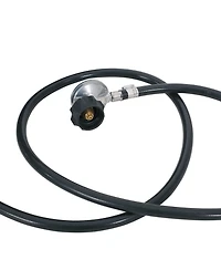 Lightweight Concrete Outdoor Circular Fire Pit, Dark Gray 50,000 Btu (Tank Cover Not Included)