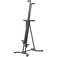 Vertical Climber, High-Intensity Cardio & Muscle Toning Exercise for Home Gym, Folding Steel, Adjustable Height, Display Monitor, 220 lbs. Weight Capa