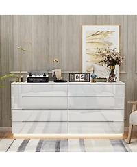 Homsee 8-Drawer Chest of Drawers Storage Organizer With Led Lights