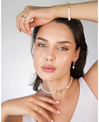 Hollywood Sensation Pearl Necklace Freshwater Pearl Necklace with Baroque Freshwater Pearls