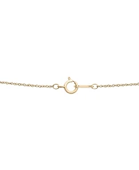 Cultured Freshwater Pearl (6mm) & Gold Bead 18" Pendant Necklace in 10k Gold