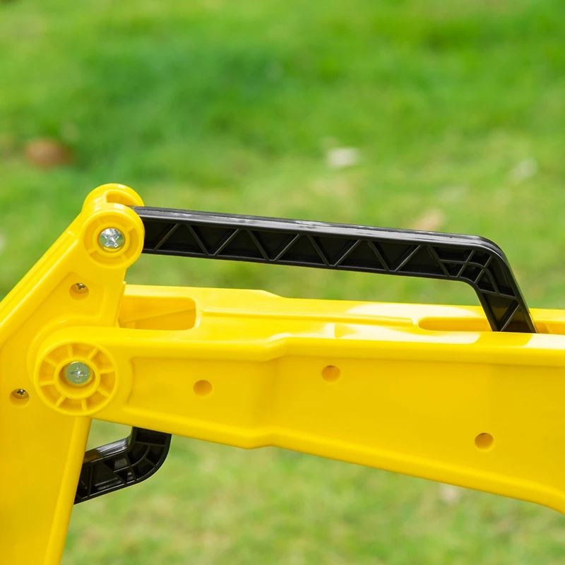 Streamdale Furniture Kids Ride On Excavator, Pedal Digger, Construction Truck with Horn for Kids and Toddlers 3+, Yellow