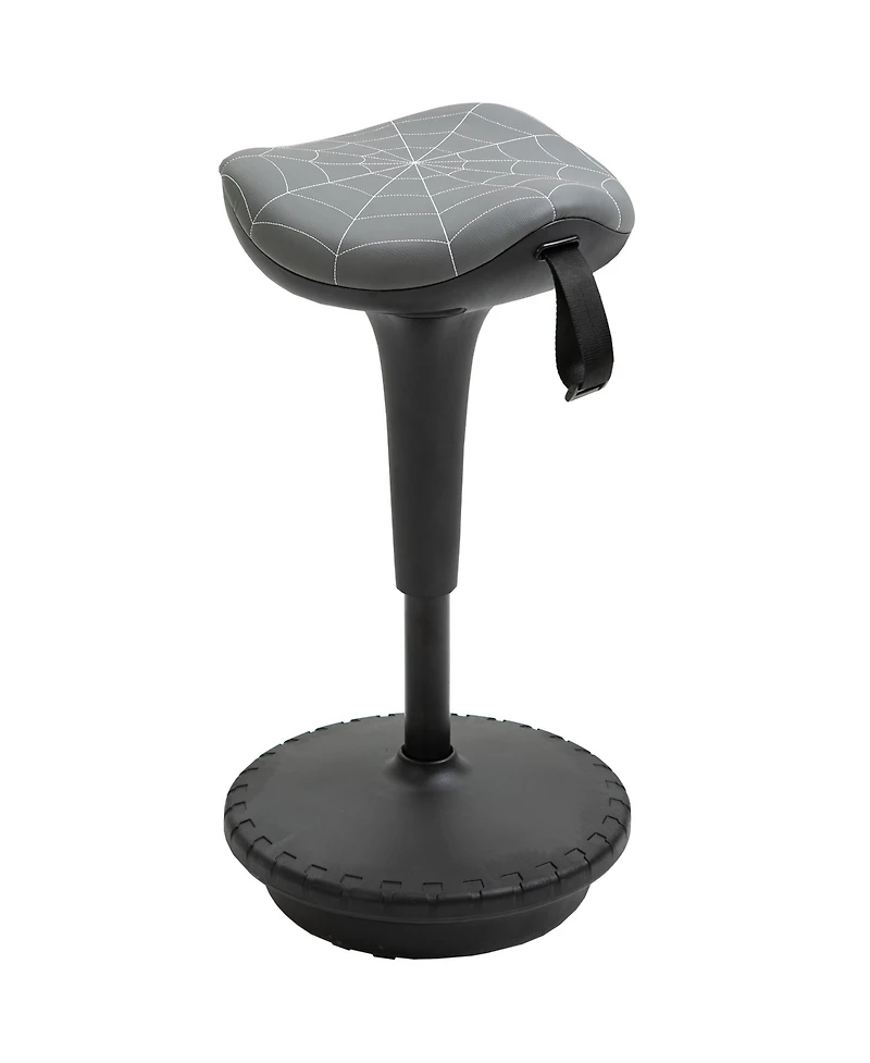 Streamdale Furniture Vinsetto Lift Wobble Stool Standing Chair with 360 Swivel, Tilting Balance Chair with Adjustable Height and Saddle Seat for Activ