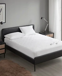 Sharper Image Embossed Microfiber Heated Mattress Pad