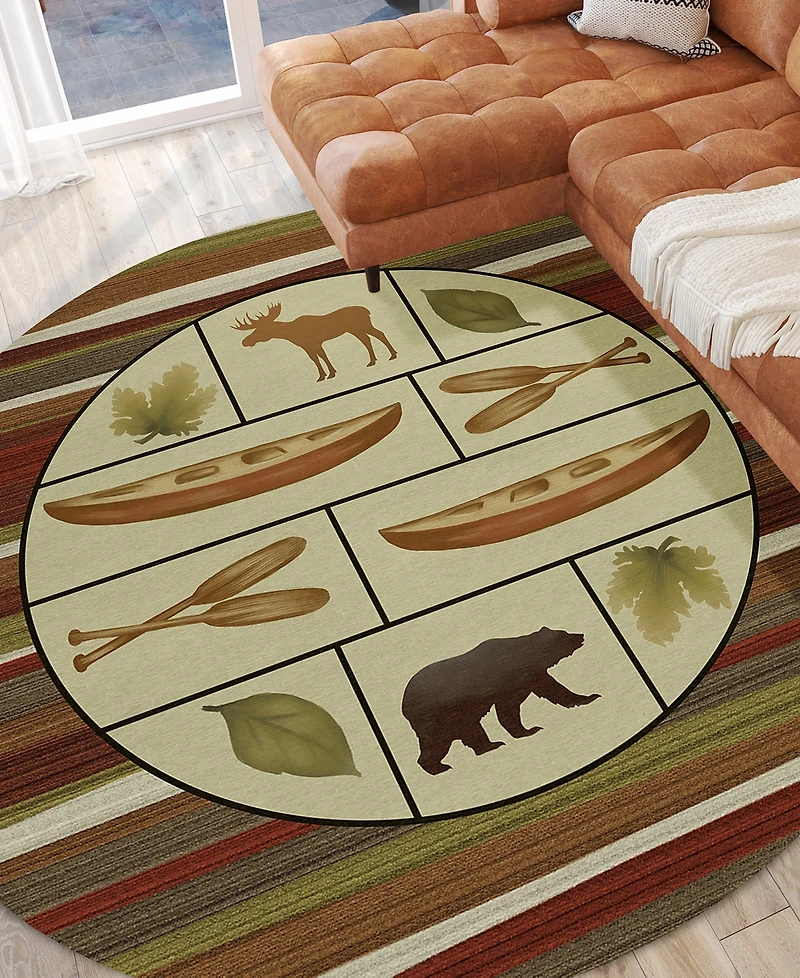 Dalyn Excursion EX3 8'x8' Round Area Rug
