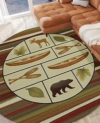 Dalyn Excursion EX3 8'x8' Round Area Rug