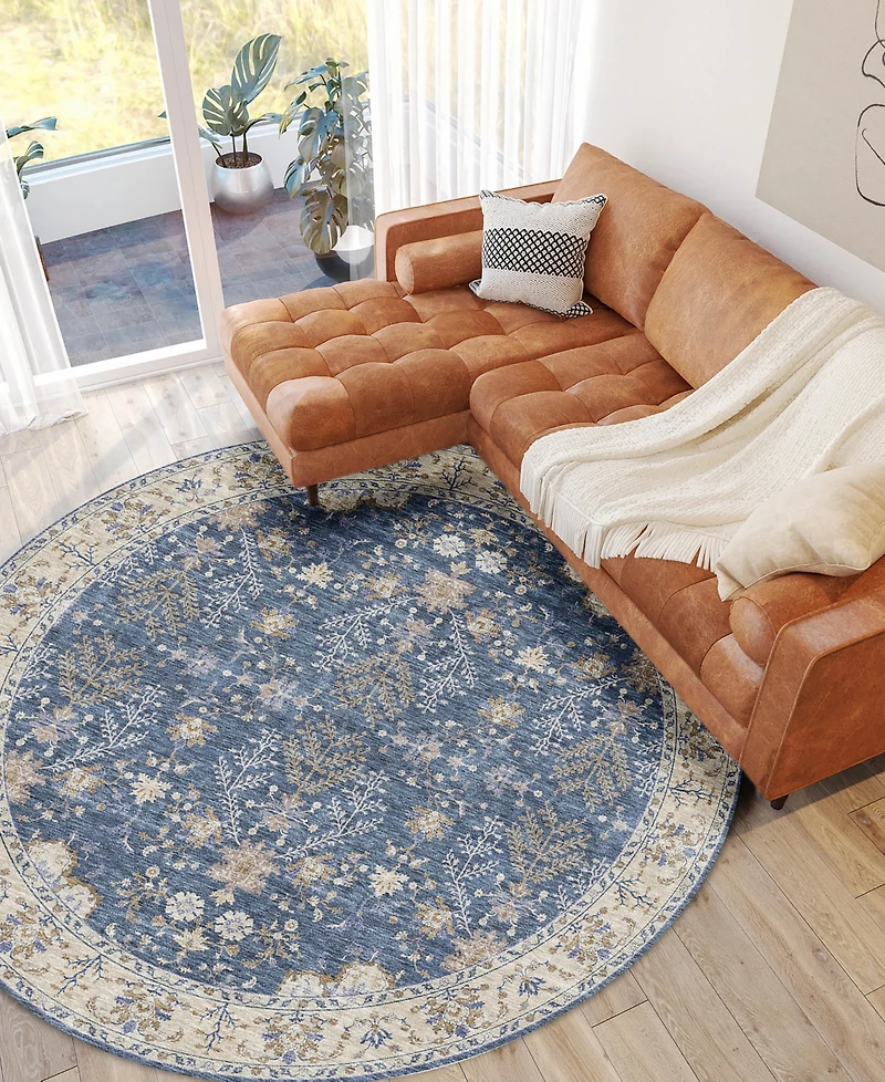 Dalyn Hatay Washable HY9 8'x8' Round Area Rug