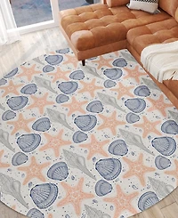 Dalyn Seabreeze Washable SZ4 8'x8' Round Area Rug