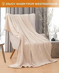 Westinghouse Heated Flannel Throw, 50" x 60"