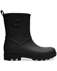 Coach Women's Ryder Rubber Lug Rain Booties