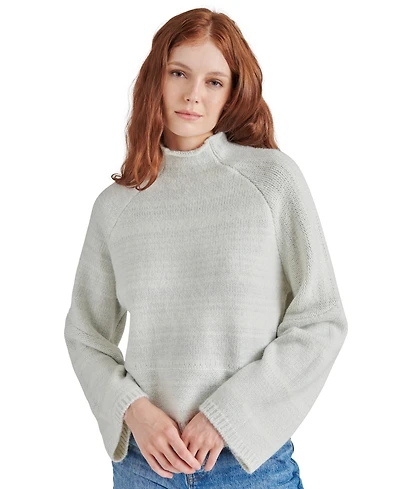 Steve Madden Women's Indie Metallic Mock-Neck Sweater