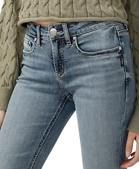 Silver Jeans Co. Women's Suki Mid Rise Curvy Fit Bootcut