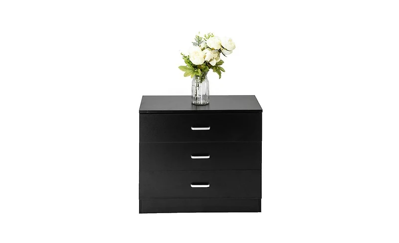 Minimalist 3-Drawer Dresser – Wooden Storage Cabinet for Bedroom, Entryway, or Nursery