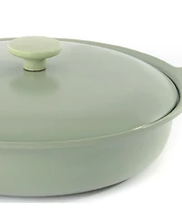 BergHOFF Ron 11" Cast Iron Deep Skillet 3.5Qt. with Lid, Green