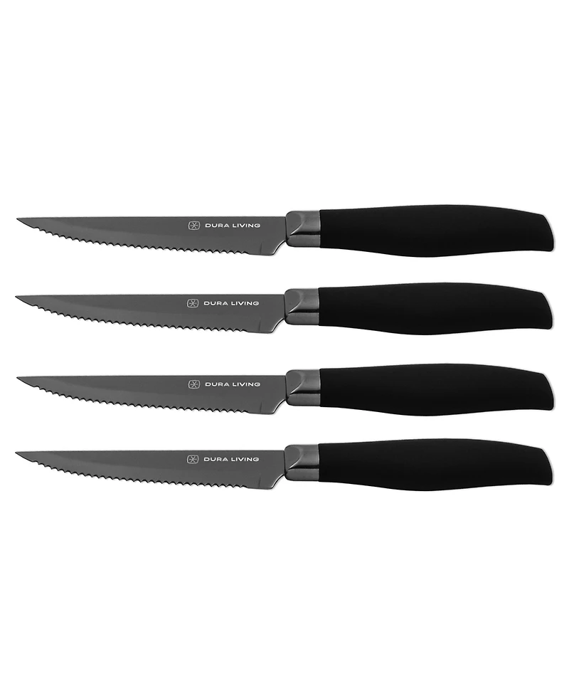 Dura Living 8-Piece Titanium Plated Steak Knife Set