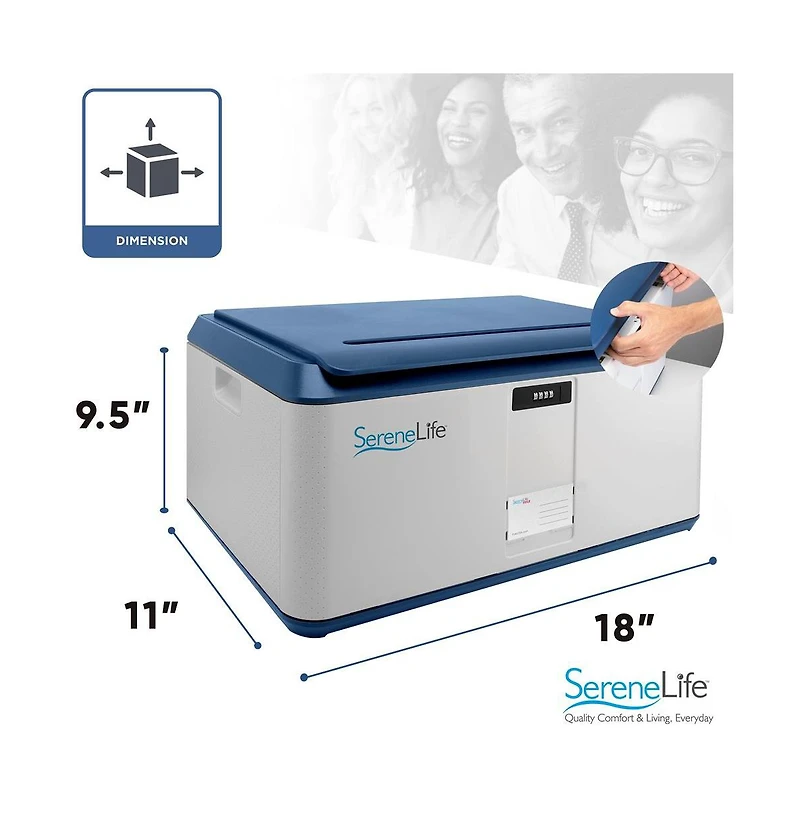 SereneLife Security Locking Storage Container Bin, 21 Gallon Capacity